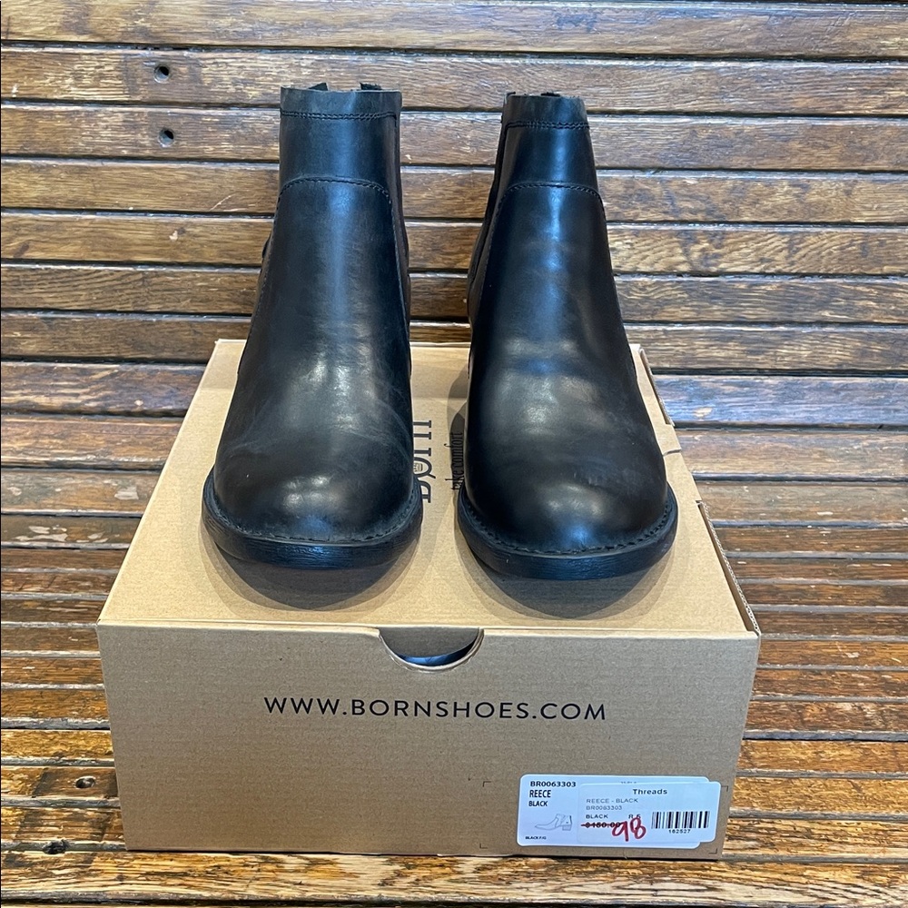 Born Black Ankle Boots